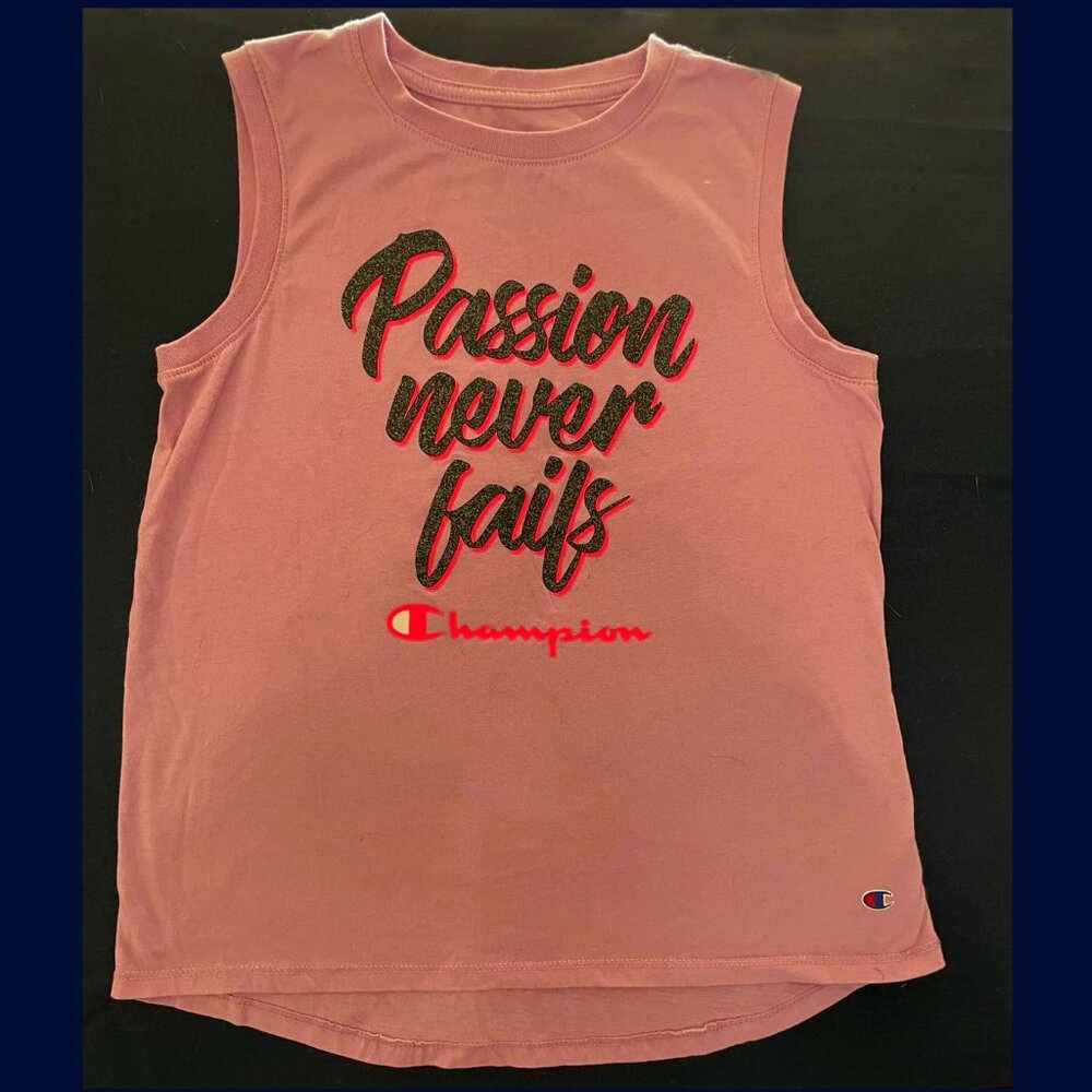Tank Top: Light Purple Passion Never Fails Youth Top, Large